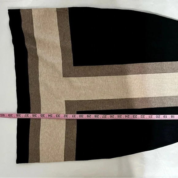 INC International concepts black tan dress size medium - Picture 5 of 5